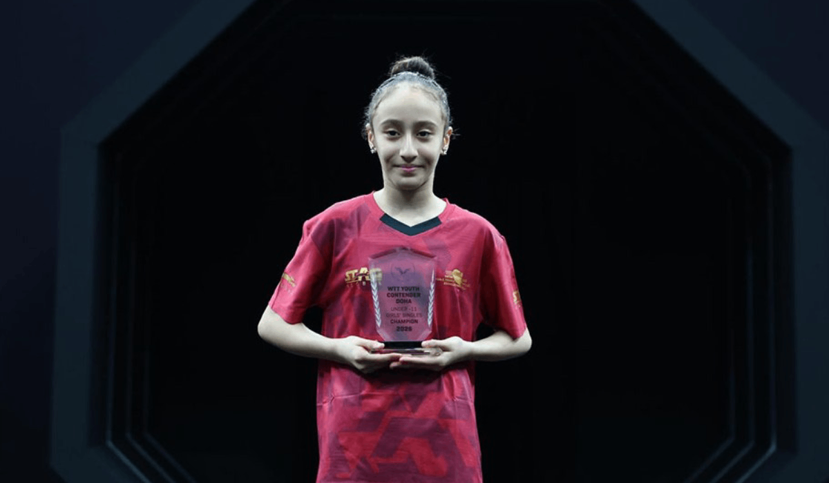 Qatari Player Tops World Rankings in U11 Table Tennis